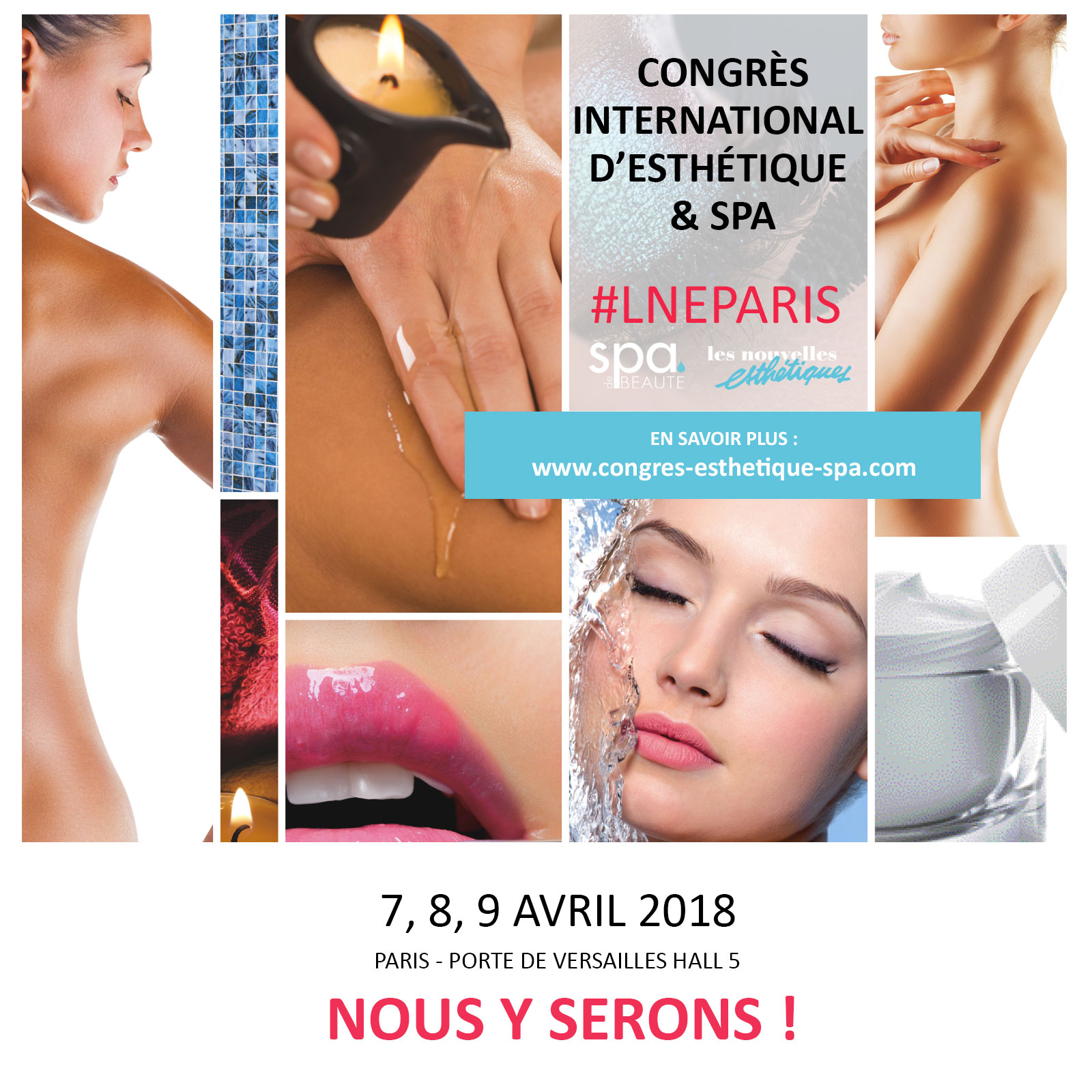 IMEPP  AU CONGRES INTERNATIONAL D ESTHÉTIQUE ET SPA LE 7, 8 ET 9 AVRIL 2018